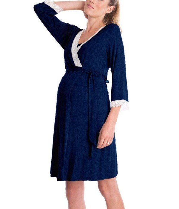 Pregnant Women Nightdress Maternity Sleepwear - Image 6