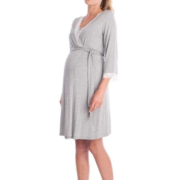 Pregnant Women Nightdress Maternity Sleepwear - Image 5