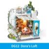 Robotime DIY Wooden Miniature Dollhouse 1 24 Handmade Doll House Model Building Kits Toys For Children Adult Drop Shipping - Image 3