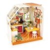 Robotime DIY Wooden Miniature Dollhouse 1 24 Handmade Doll House Model Building Kits Toys For Children Adult Drop Shipping - Image 8