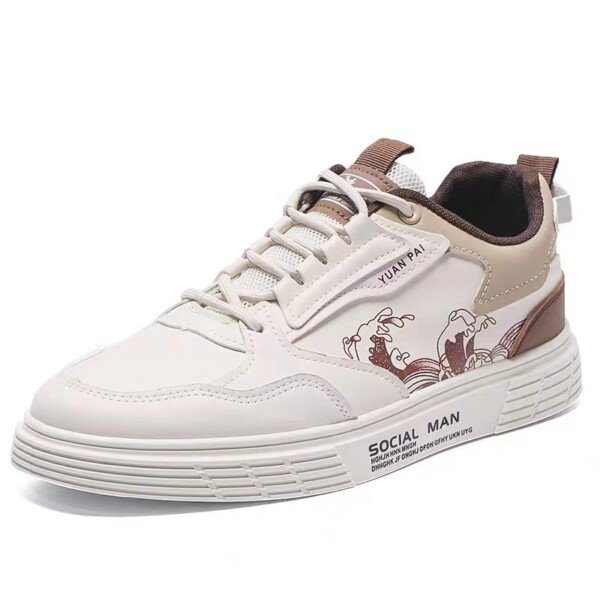 Sneakers Men's Sports White Fashion Shoes - Image 7