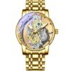 Men Watch Skeleton Automatic Quartz Watch Gold Skeleton Vintage Man Watch Mens Watches Top Brand Luxury - Image 9
