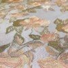 Multicolor Gold Thread Flower Mesh Embroidered Lace Fabric - Image 7
